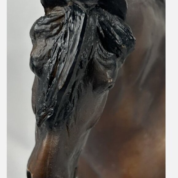 Retired Breyer Horse #3175 Action Drafters Dark Bay Friesian Brown Vintage - Picture 4 of 10